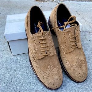 Kurt Geiger suede brogue shoes